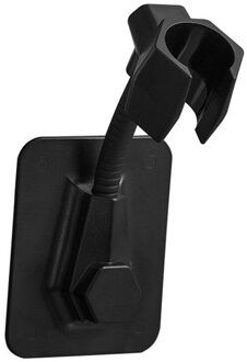 Verstelbare Badkamer Douchekop Beugel Stand Wall Mount Houder Voor Sproeier Tool Douche Base Badkamer Tool Opbergrek zwart