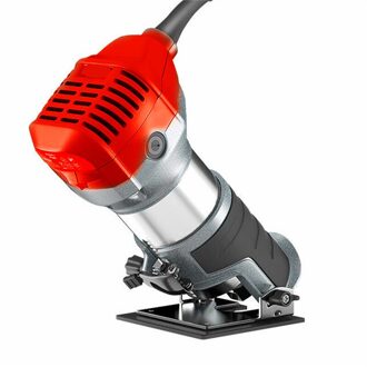 Verstelbare Balans Trimmer Base Shield Hout Werk Schacht Trim Router Rand Molding 220V 800W Elektrische Hand Trimmer Houtbewerking tool Trimmer met Base