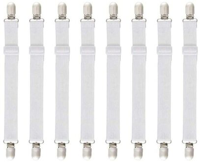 Verstelbare Bereik Elastische Vel Spanner Met Metalen Clip Multifunctionele Eenvoudig Te Installeren Duurzaam Spanner 8 stk