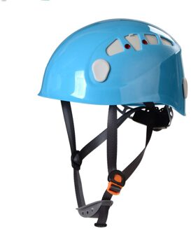 Verstelbare Bergbeklimmer Helm Outdoor Veiligheid Klimmen Fietsen Drifting Abseilen Protector Gear Blauw