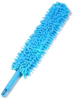 Verstelbare Chenille Afstoffen Borstel Verlengen Stretch Thuis Stofdoek Airconditioning Auto Meubels Huishoudelijke Borstel Blauw