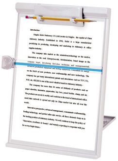 Verstelbare Computer Document Houder Stand Grijs Driedimensionale document houder Reading frame Beroep Kantoorbenodigdheden