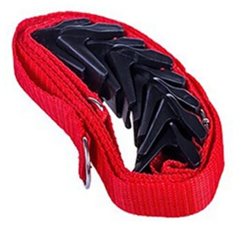 Verstelbare Creatieve Bandjes Hat Bag Jas Kledingrek Organizer Opslag Houders Hanger Over De Deur Keukenkast Kast rood