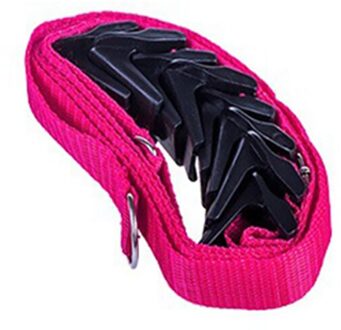 Verstelbare Creatieve Bandjes Hat Bag Jas Kledingrek Organizer Opslag Houders Hanger Over De Deur Keukenkast Kast roze