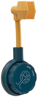 Verstelbare Douche Houder Zuignap Douchekop Houder Badkamer Beugel Nozzle Base Stand Punch-Gratis 360 ° Rotatie Universele blauw oranje