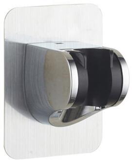 Verstelbare Douchekop Houder Zelfklevende Handheld Boor-Gratis Douchekop Rack Punch-Gratis Chrome Badkamer Wall Mount beugel