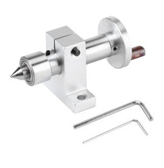 Verstelbare Dubbele Lager Live Revolving Centre DIY Voor Mini Draaibank Machine Houtbewerking Tool