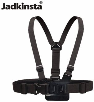 Verstelbare Elasti Body Harness Borstband Riem Mount Band holder gopro Hero5 4/3 +/3/2 xiaoyi sj4000 sport actie camera