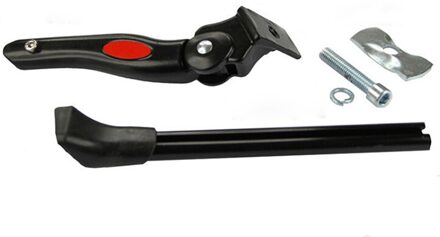 Verstelbare Fiets Fiets Kickstand Inklapbare Stands Voet Kick Stand Kit Black Parking Been Side Ondersteuning