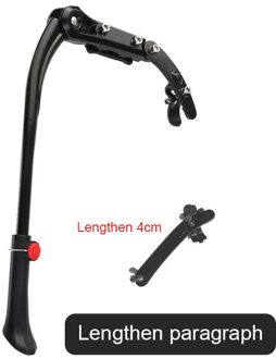 Verstelbare Fiets Kickstand Aluminium Bike Side Houder Stand Parking Rekken Voor 26-29 "Weg Mountainbike Fietsen deel Lengthened