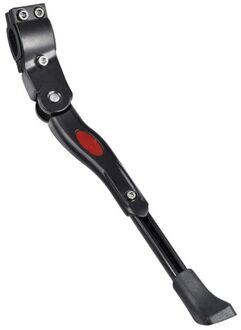 Verstelbare Fiets Kickstand Mtb Bike Parking Rack Mountainbike Ondersteuning Side Kick Stand Voet Brace Fietsen Onderdelen Eenvoudig Te Installeren zwart