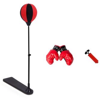 Verstelbare Fitness Boksen Punch Peer Speed Bal Ontspannen Boksen Bokszak Speed bag voor kinderen + Handschoen + Pomp + base + Polen Set