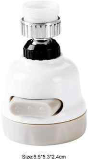 Verstelbare Flexibele Kraan Sproeier Rvs 360 Draaibare Kraan Filter Spuit Water Tap Douche Kraan Extender Nozzle