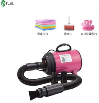 Verstelbare Geluidsarme Huisdier Föhn Hond Kat Grooming Heater Blower Drogers Roze