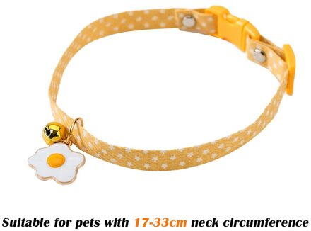 Verstelbare Gesp Kraag Dierbenodigdheden Kat Accessoires Leuke Huisdier Kraag Met Bell Verstelbare Kleine Hond Kitten Ketting Voor Pet Egg