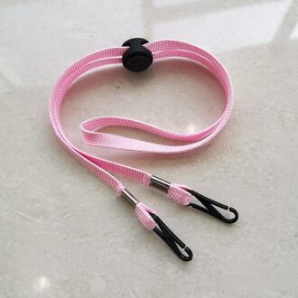 Verstelbare Gezichtsmasker Lanyard Handige Handige Houder Touw Anti-verloren Anti Masker Opknoping Hals Rop Halter Touwen roze