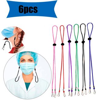Verstelbare Gezichtsmasker Lanyard Handy & Handig Veiligheid Masker Rest & Oor Houder Touw Masker Chain Holder Sujeta Mascarillas Salvaorejas