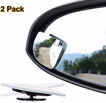 Verstelbare Glazen Auto Dodehoekspiegel voor parking Extra achteruitkijkspiegel Fan Vorm