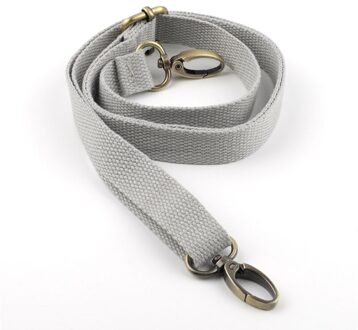 Verstelbare Handtas Schouderriem Diy Vervanging Met Metalen Swivel Haken Dame Tas Accessoires grijs