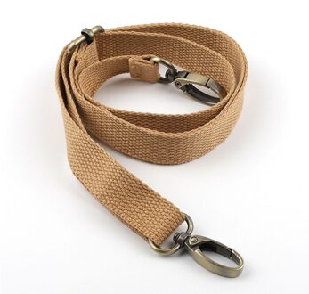 Verstelbare Handtas Schouderriem Diy Vervanging Met Metalen Swivel Haken Dame Tas Accessoires khaki