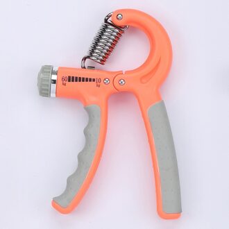 Verstelbare Heavy Gripper Fitness Hand Exerciser Grip Vet Grip Voorjaar Knijpen Vinger Carpaal Pols Verhogen Sterkte Uitbreiding Oranje