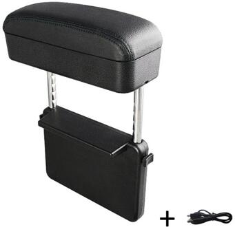 Verstelbare Hoogte Armsteun Doos Auto Opslag Draadloze Opladen Armsteun Doos Auto Kloof Opbergdoos Draadloze Auto Naad Opbergdoos