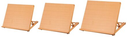 Verstelbare Houten Bureau Schildersezel Portable Schetsen Board Kids Tekening Schilderen Gereedschap 45x35x30cm