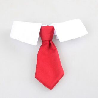Verstelbare Huisdieren Hond Kat Vlinderdas, pet Stropdas Kraag Voor Kleine Medium Katten Puppy Bowtie Kraag Formele Smokingvlinderdas rood / L