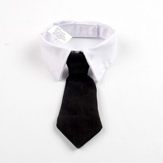 Verstelbare Huisdieren Hond Kat Vlinderdas, pet Stropdas Kraag Voor Kleine Medium Katten Puppy Bowtie Kraag Formele Smokingvlinderdas zwart / S