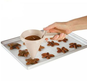Verstelbare Icing Chocolate Candy Keuken Trechter Chocolade Gebak Beslag Dispenser Cookie Cupcake Pancake Muffin Bakken Tools