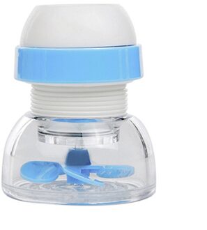 Verstelbare Keuken Kraan Nozzle Extender Swivel Water Tap Filter Water Saver Splash-Proof Water Outlet Badkamer Accessoires Blauw