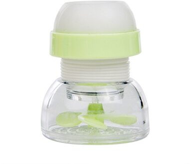 Verstelbare Keuken Kraan Nozzle Extender Swivel Water Tap Filter Water Saver Splash-Proof Water Outlet Badkamer Accessoires groen