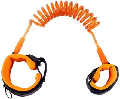 Verstelbare Kinderen Pols Kraag, Kind Veiligheid Kraag, Anti-Verlies, Riem, Wandelen Assistant, baby Armband, 1.5M oranje 2m
