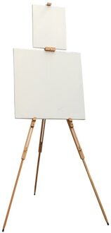 Verstelbare Kunstenaar Schildersezel Stand Massief Beukenhout Draagbare Inklapbare Telescopische Statief Schildersezel Schilderij Tekening Canvas Schetsboek