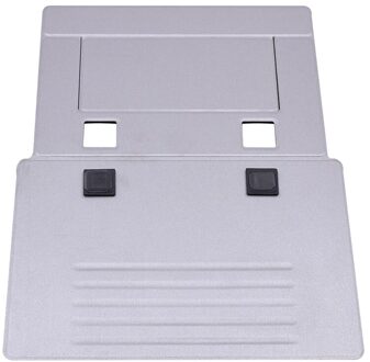 Verstelbare Laptop Stand Laptop Pad Onzichtbare Stands Vouwen Beugel Draagbare Tablet Houder voor iPad MacBook Laptops grijs