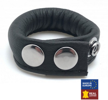 Verstelbare Leren Ballstretcher 70 gr - Zwart