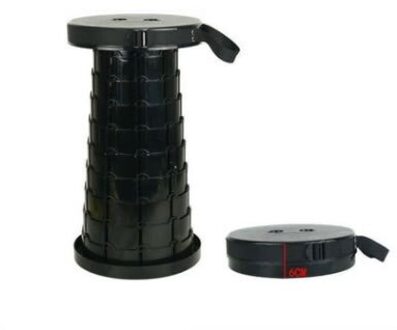 Verstelbare Lighweight Inklapbare Opvouwbare Plastic Kruk, Intrekbare Kruk Houdt Tot £ 330, Camping Vissen Folding Kruk 01