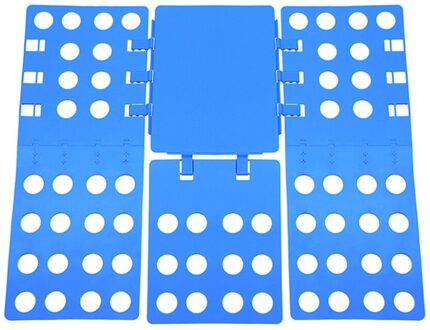 Verstelbare Magic Kleding Folder Folding Board T-shirts Jumpers Organiser Vouw Bespaar Tijd Quick Kleding Houder Kids/Volwassenen blauw