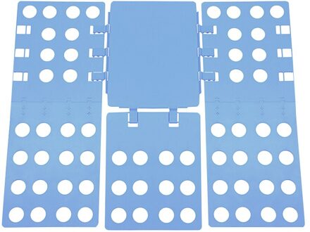 Verstelbare Magic Kleding Folder Folding Board T-shirts Jumpers Organiser Vouw Bespaar Tijd Quick Kleding Houder Kids/Volwassenen lucht blauw