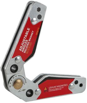 Verstelbare Magneten Lassen Locator Magnetische Houder Lassen Armatuur Hoek Klem Size M