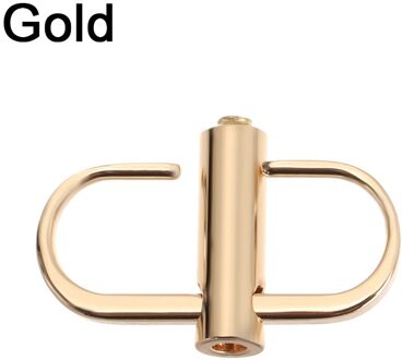 Verstelbare Metalen Gesp Clip Handtas Keten Riem Lengte Verkorten Zak Schroef Positionering Aanpassing Gesp Accessoires Outdoor Tool goud