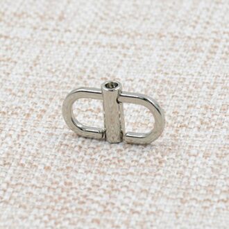 Verstelbare Metalen Gespen voor Ketting Schoudertas Verkorten Schouder Crossbody Tassen Lengte Accessoires Zilver