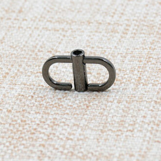 Verstelbare Metalen Gespen voor Ketting Schoudertas Verkorten Schouder Crossbody Tassen Lengte Accessoires zwart