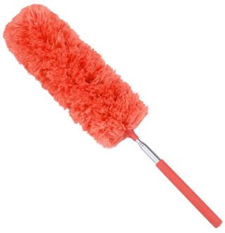 Verstelbare Microfiber Afstoffen Borstel Verlengen Stretch Veer Thuis Stofdoek airconditioning Auto Meubels Huishoudelijke Borstel A-oranje