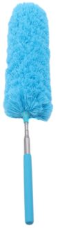 Verstelbare Microfiber Afstoffen Borstel Verlengen Stretch Veer Thuis Stofdoek Airconditioning Auto Meubels Huishoudelijke Borstel lucht blauw