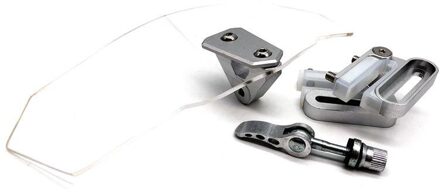 Verstelbare Motorcycle Voorruit Zwarte Clip Duurzaamheid Universal voor De Meeste Motorfietsen Motorfiets Accessoires