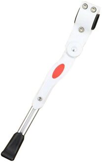 Verstelbare Mtb Bike Kickstand Fiets Side Rear Prop Kick Stand Parking Ondersteuning Duurzaam Fiets Kickstand Brace Fietsen Onderdelen wit