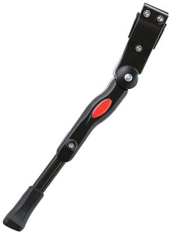 Verstelbare Mtb Bike Kickstand Fiets Side Rear Prop Kick Stand Parking Ondersteuning Duurzaam Fiets Kickstand Brace Fietsen Onderdelen zwart