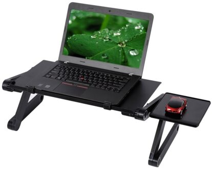 Verstelbare multifunctionele Ergonomische Mobiele Laptop Opvouwbare Tafel Stand Bed PC Lade Laptop Vouwen Bureau Met Muis Boord