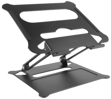 Verstelbare Notebook Stand Aluminium Vouwen Draagbare Voor Laptop Macbook Computer Beugel Lifting Cooling Laptop Houder Bed zwart mini
